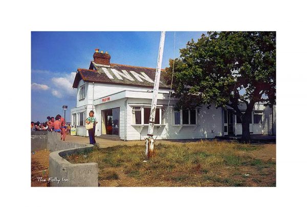 Vintage photograph The Folly Inn Isle Of Wight