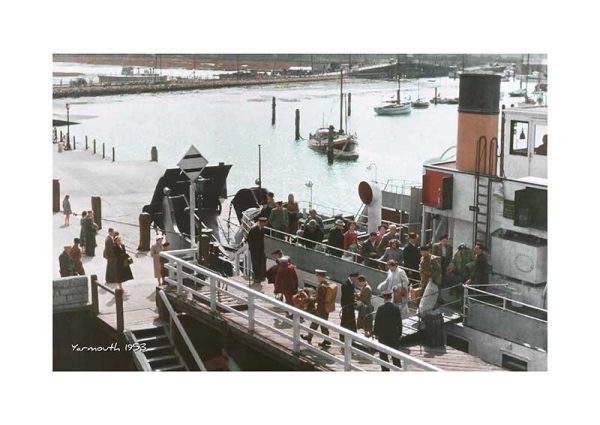 Vintage photograph of Yarmouth Isle Of Wight