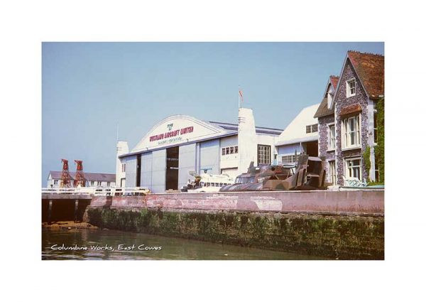 Vintage Photograph Columbine Works East Cowes Isle Of Wight