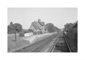 Vintage photograph Whippingham Station Isle Of Wight