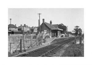 Vintage photograph Yarmouth Station Isle Of Wight