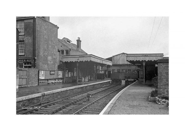 Vintage photograph Cowes Station Isle Of Wight