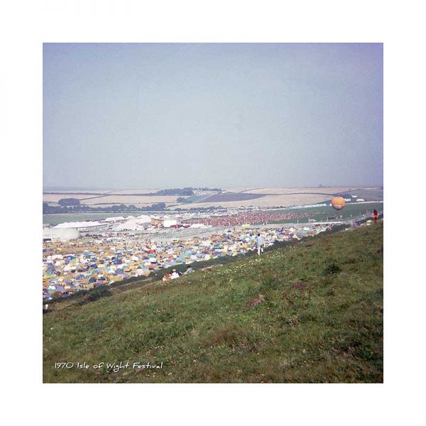 Vintage photograph 1970 isle Of Wight Festival