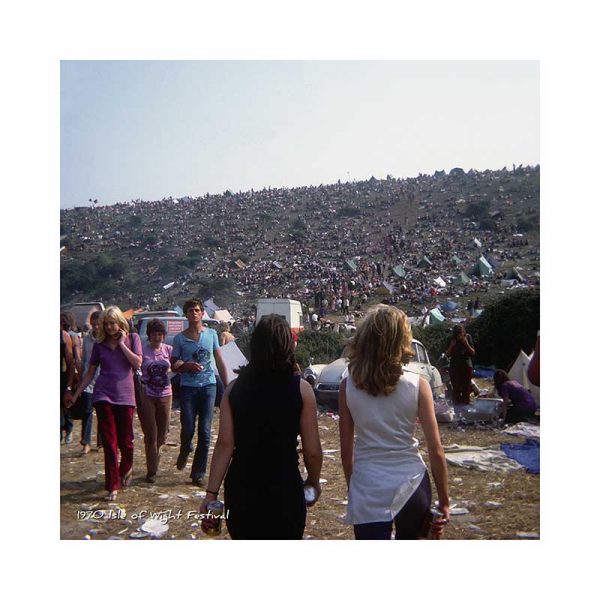 Vintage photograph 1970 isle Of Wight Festival