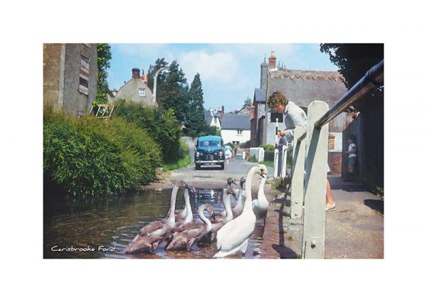 Vintage photograph Carisbrooke Ford Isle Of Wight