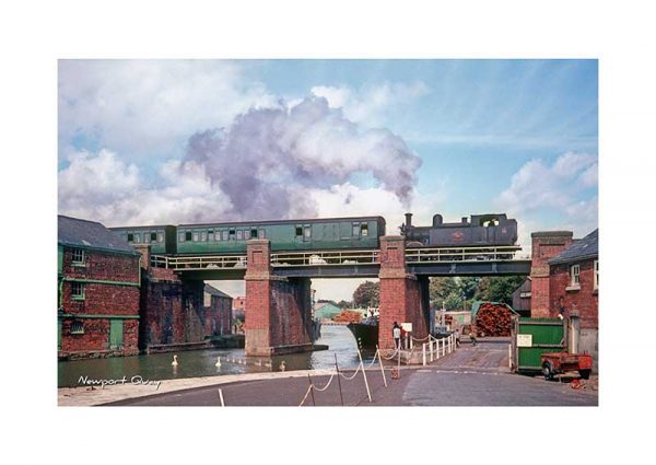 Vintage photograph Newport Quay Isle Of Wight