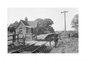 Vintage photograph Watchingwell Station Isle Of Wight