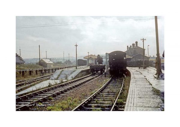 Vintage photograph Newport Station Isle Of Wight