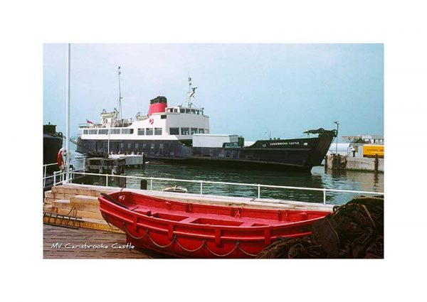 Vintage photograph of MV Carisbrooke Castle Isle Of Wight