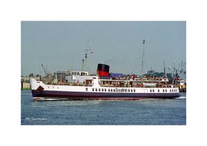 Vintage photograph of MV Southsea Isle Of Wight