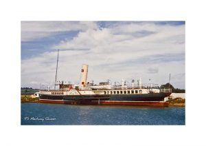 Vintage photograph PS Medway Queen Isle Of Wight