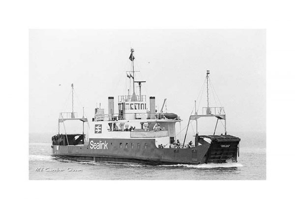 Vintage photograph of MV Camber Queen Isle Of Wight