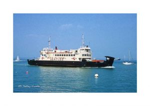 Vintage photograph of MV Netley Castle Isle Of Wight