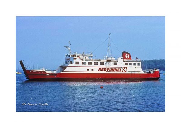 Vintage photograph of MV Norris Castle Isle Of Wight