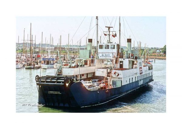 Vintage photograph MV Freshwater Isle Of Wight