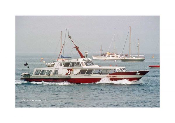 Vintage photograph MV Shearwater 3 Isle Of Wight