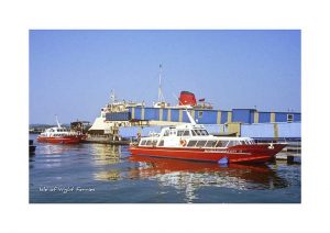 Vintage photograph Isle Of Wight Ferries