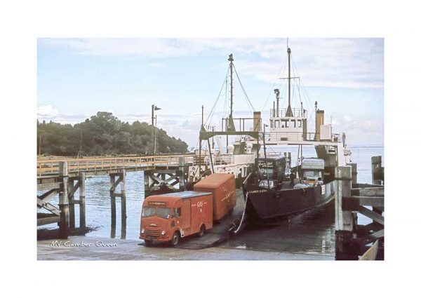 Vintage photograph MV Camber Queen Isle Of Wight