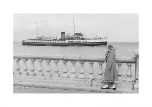 Vintage photograph MV Vecta Isle Of Wight