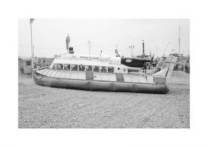 Vintage photograph Isle Of Wight Hovercraft