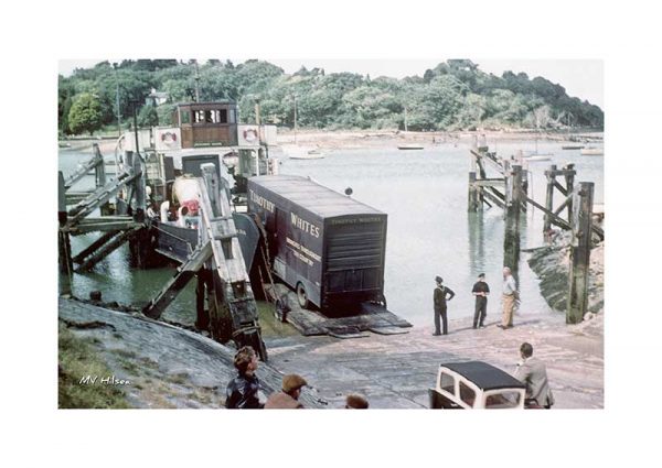 Vintage photograph MV Hilsea Isle Of Wight