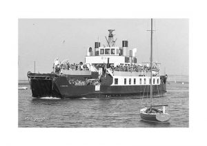 Vintage photograph MV Lymington Isle Of Wight