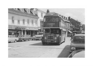 Vintage photograph Bus Newport Isle Of Wight