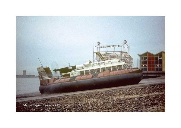 Vintage photograph Hovercraft Isle Of Wight