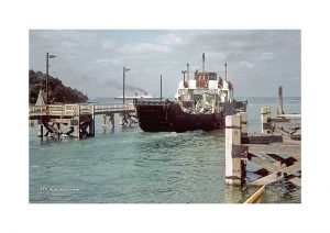 Vintage photograph MV Fishbourne Isle Of wight