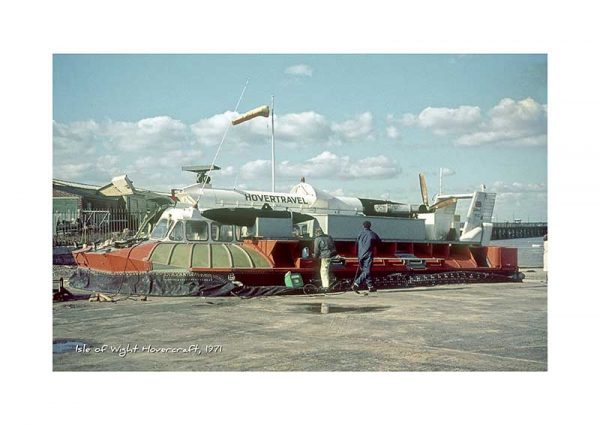 Vintage photograph Hovercraft Isle Of Wight