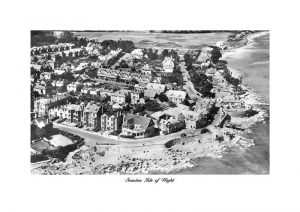 Vintage photograph Seaview Isle of Wight Aerial