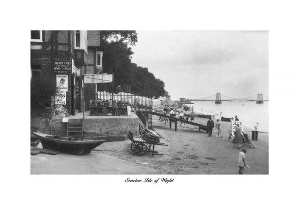 Vintage photograph Seagrove bay seaview isle of wight seaview pier