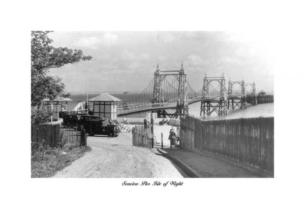 Vintage photograph seaview pier isle of wight