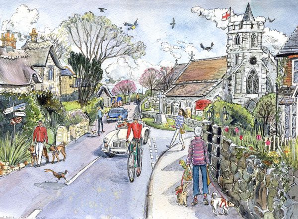 Maria ward artist Brighstone Isle Of wight Limited edition print