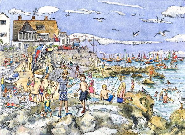 Seaview quay rocks isle of wight Maria ward artist