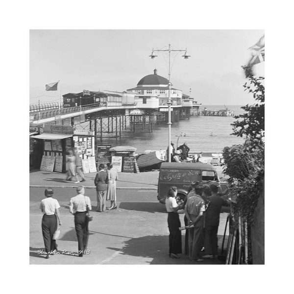 vintage photograph of shanklin pier 1948 isle of wight