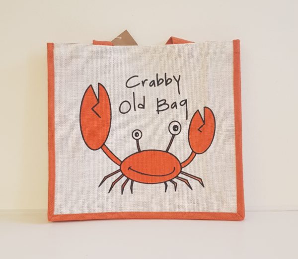 gone Crabbing Crabby old bag Beachbag