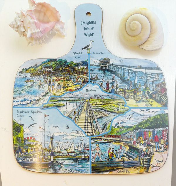 Delightful isle of wight chopping board maria ward local artist